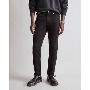 NWT Madewell Mens Athletic Slim Jeans 30X32 Tapered‎ Leg Soft Stretch Black